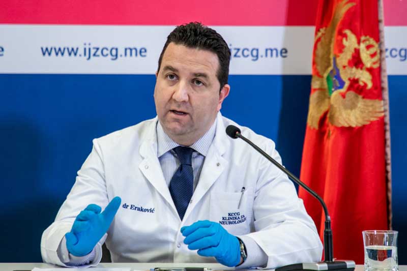 В Черногории 1810 активных случаев заражения коронавирусом 2 В Черногории 1810 активных случаев заражения коронавирусом - 2