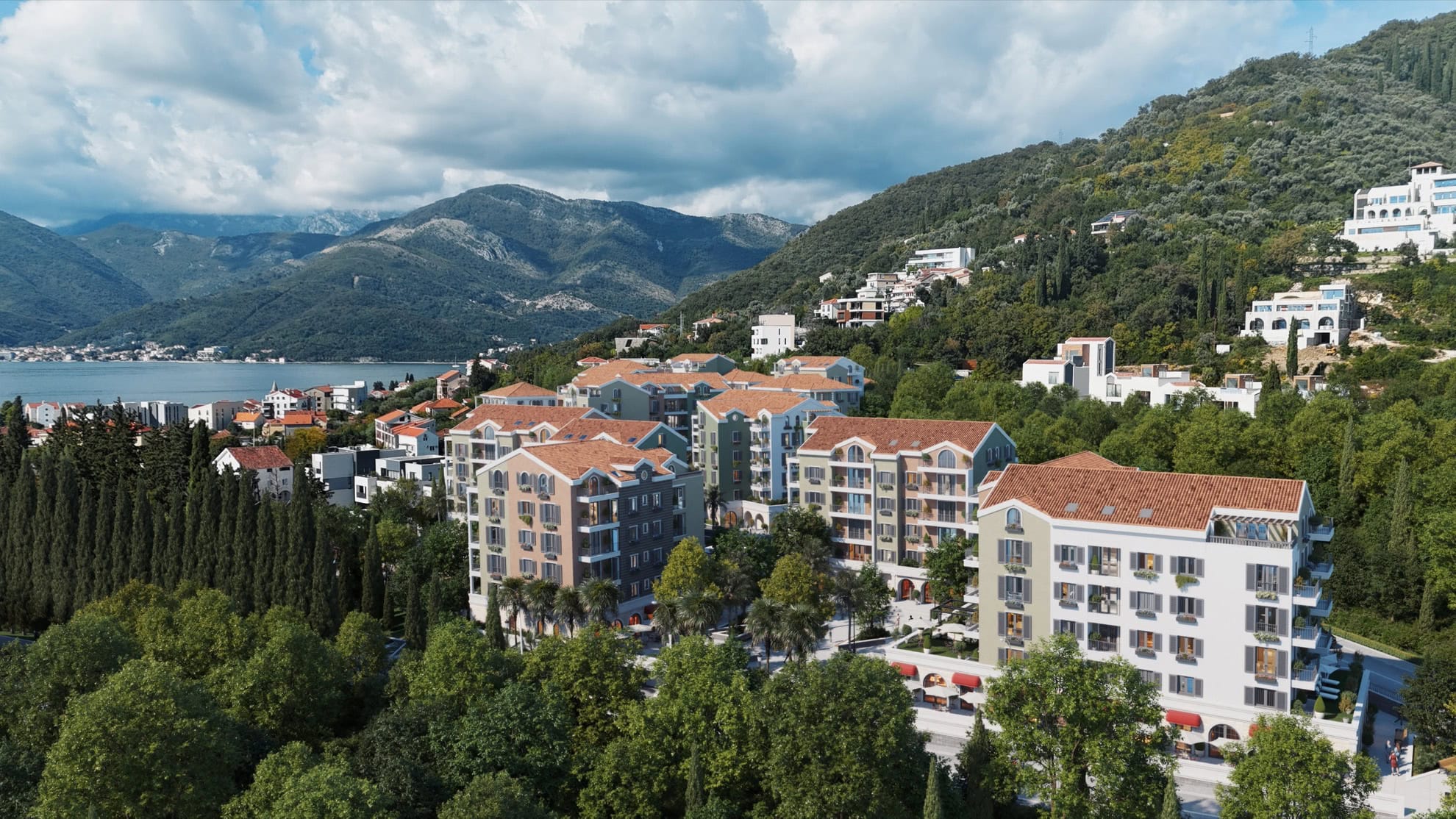 Кондо 28 м² Donja Lastva, Черногория
