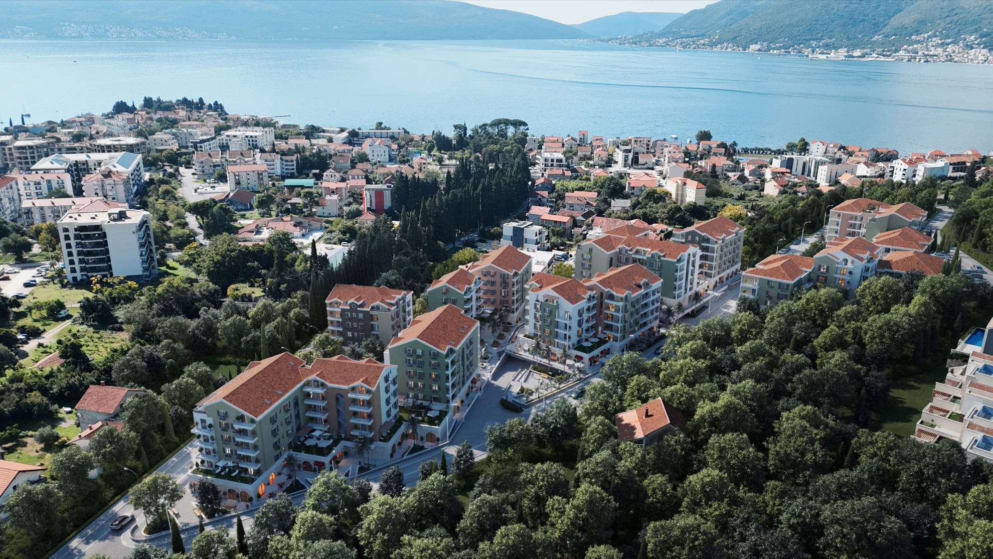 Кондо 28 м² Donja Lastva, Черногория