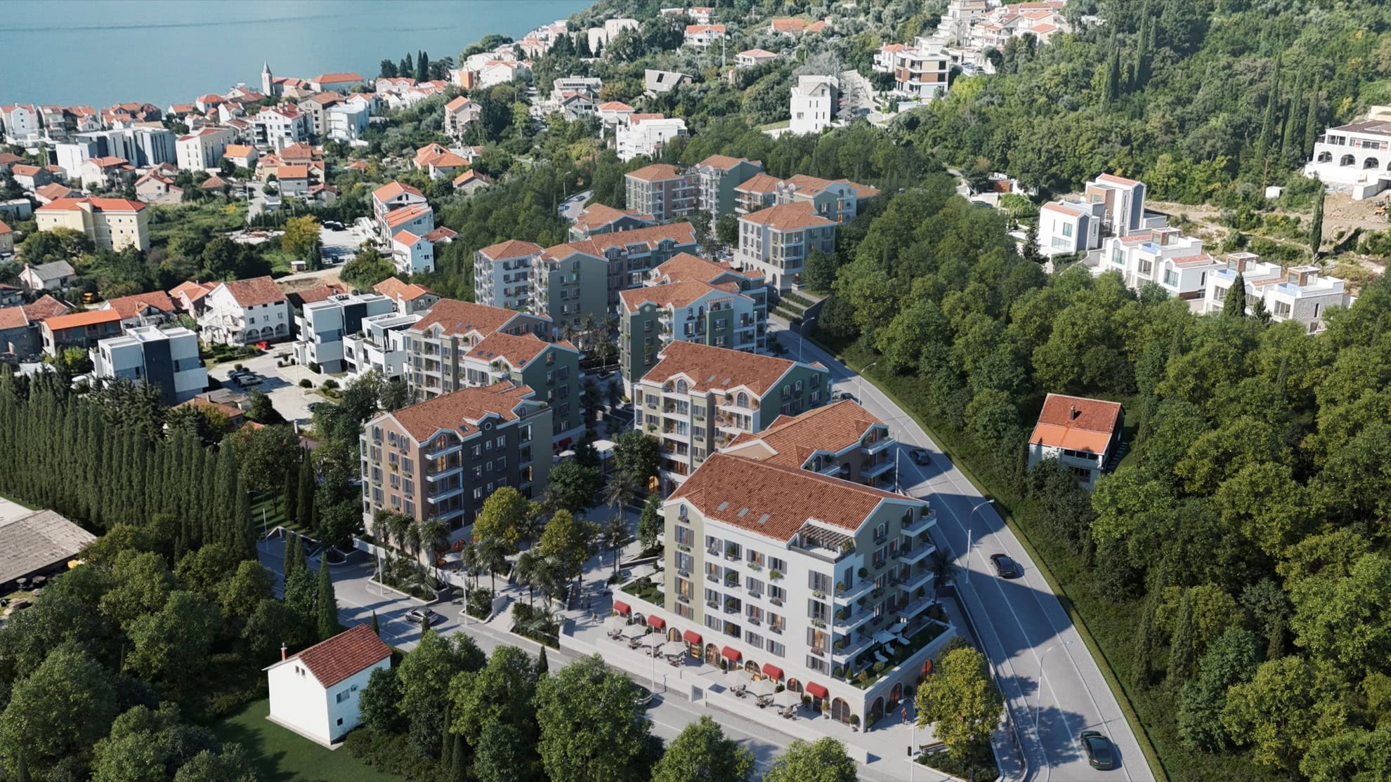 Кондо 28 м² Donja Lastva, Черногория