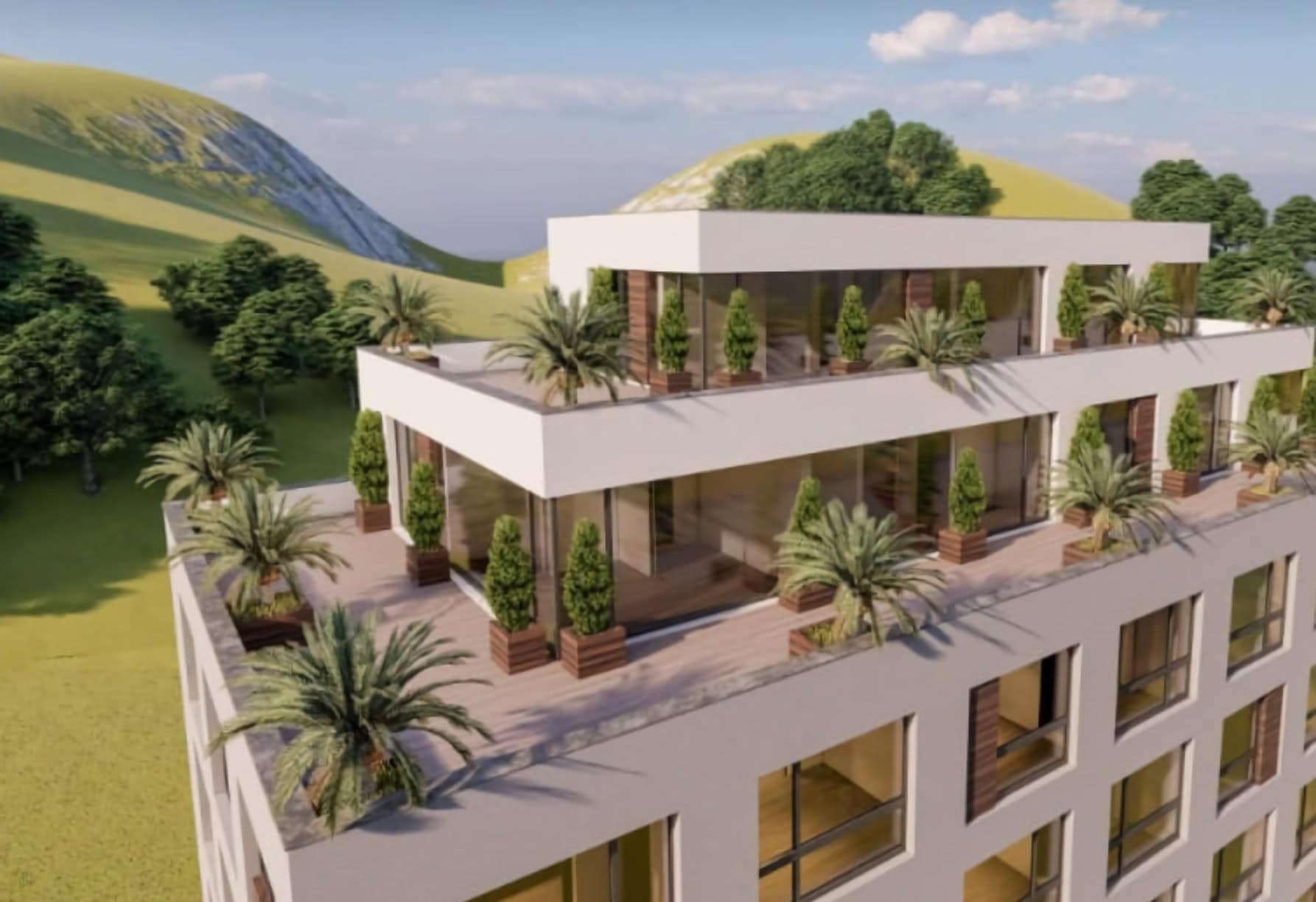 Kondominium 1 Schlafzimmer 24 m² Boreti, Montenegro