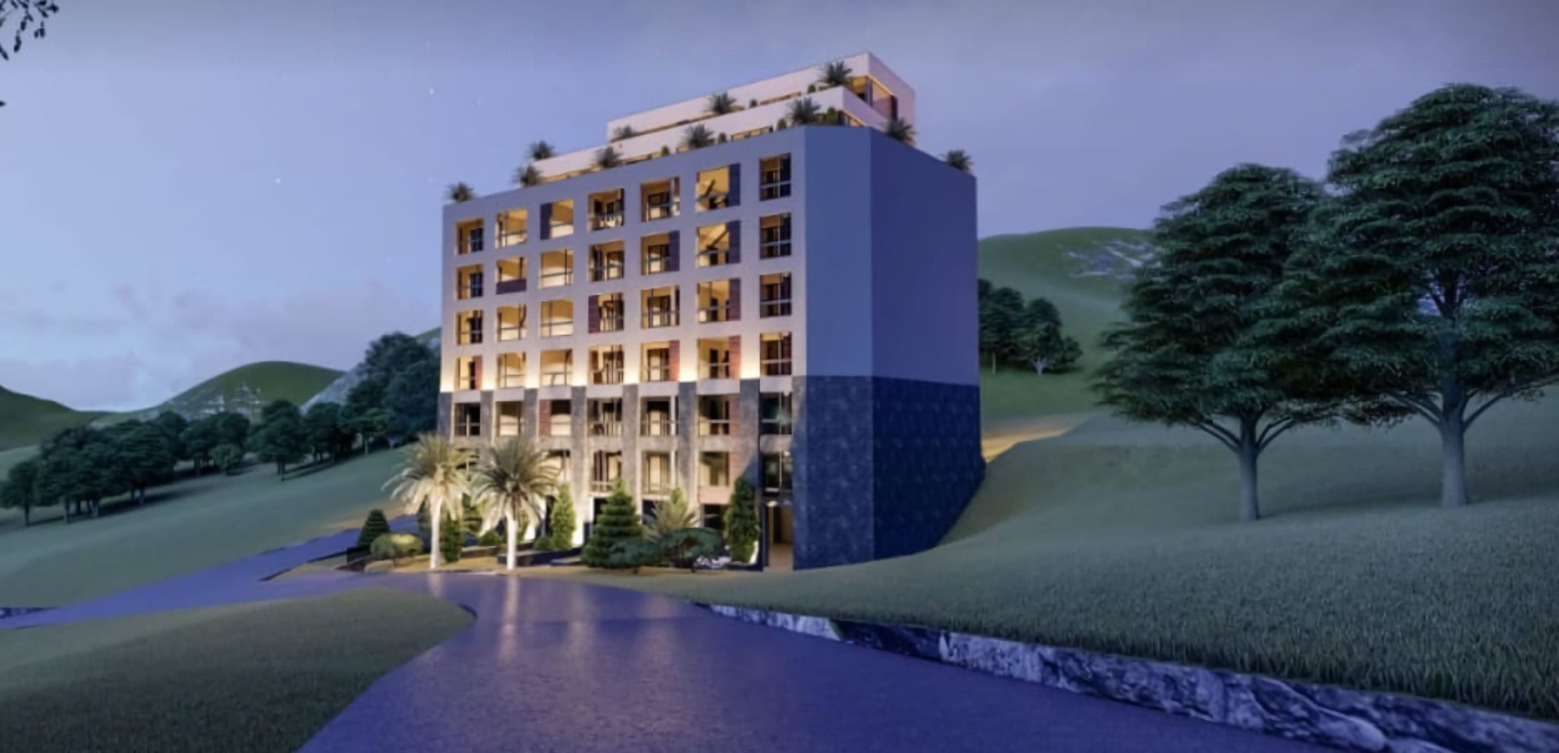 Kondominium 1 Schlafzimmer 24 m² Boreti, Montenegro