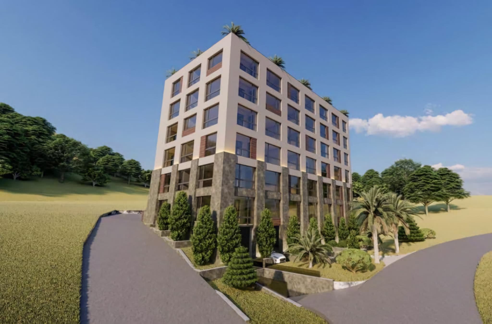 Kondominium 1 Schlafzimmer 24 m² Boreti, Montenegro