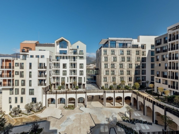 Квартира с одной спальней без мебели в Porto Montenegro (в Тивате) — здание Thea, Boka Place